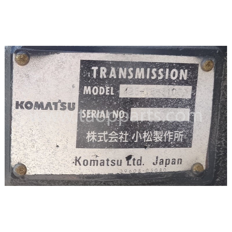 TRANSMISION 425-15-31000... TRANSMISION 425-15-31000...