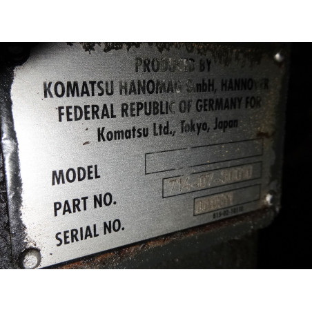 Pale gommate Komatsu...