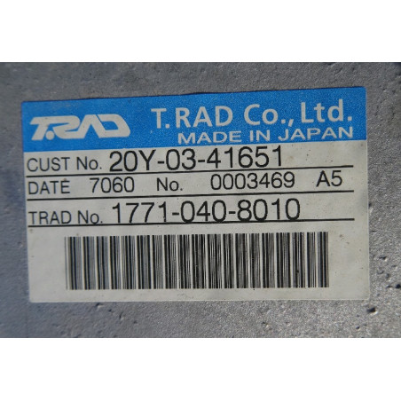 Radiador Komatsu... Radiador Komatsu...