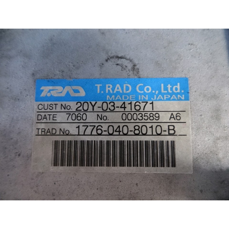 Postenfriador Komatsu... Postenfriador Komatsu...