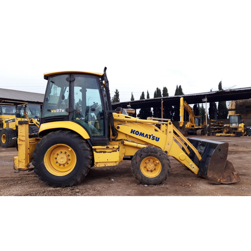 Komatsu WB97R5 Backhoe... Komatsu WB97R5 Backhoe...