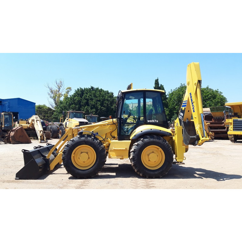 Komatsu WB97S-2 Backhoe... Komatsu WB97S-2 Backhoe...
