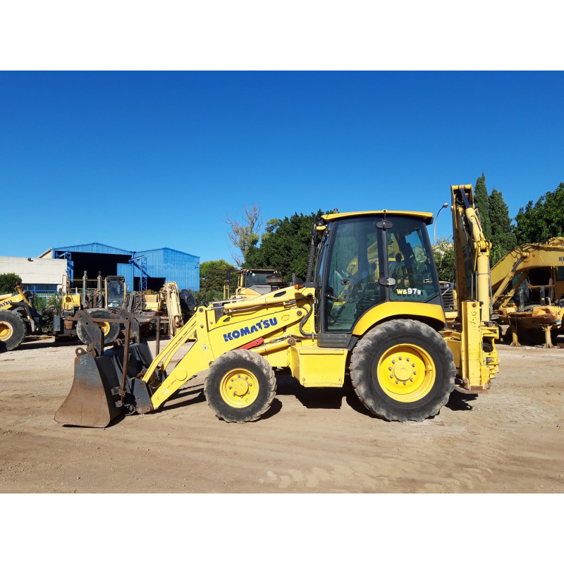 Komatsu WB97R5 Backhoe... Komatsu WB97R5 Backhoe...
