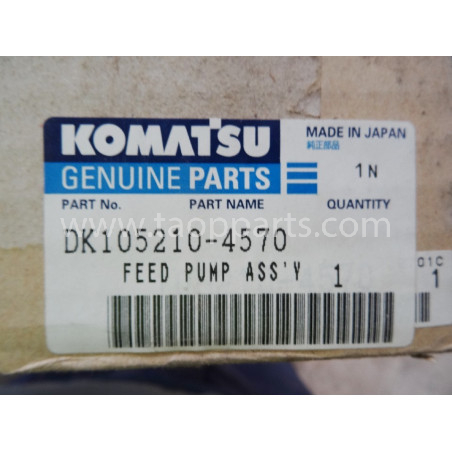 Komatsu Pump priming...