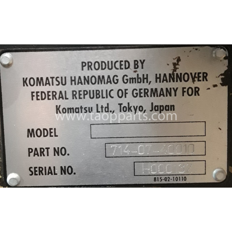 used Komatsu Transmission... used Komatsu Transmission...