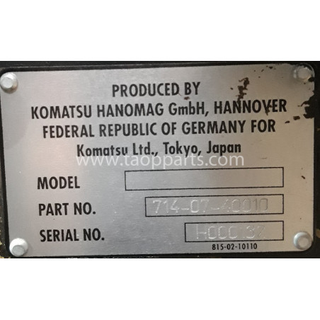 used Komatsu Transmission...