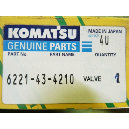 Soupape Komatsu...