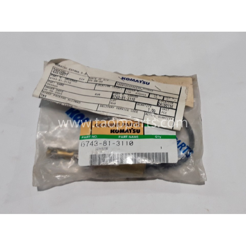 Sensor Komatsu 6743-81-3110... Sensor Komatsu 6743-81-3110...