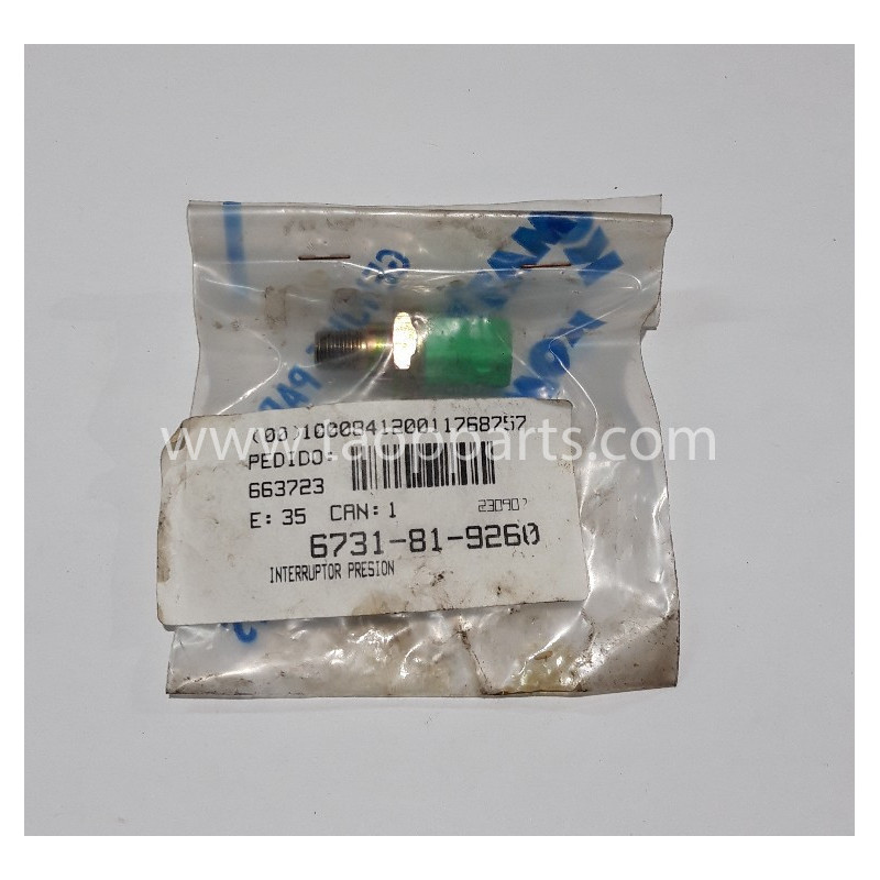 Sensor novo 6731-81-9260... Sensor novo 6731-81-9260...