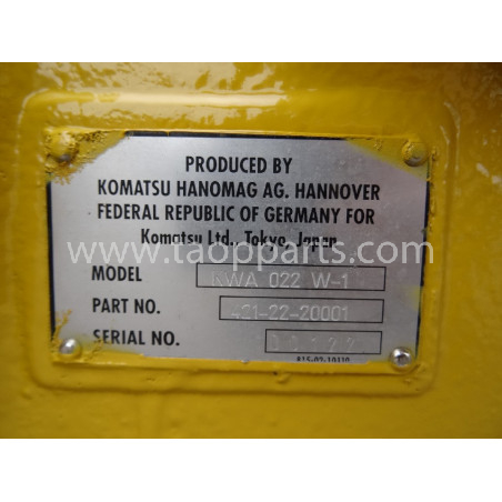 EJE Komatsu 421-22-20001... EJE Komatsu 421-22-20001...