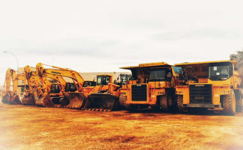 Stock extension! Last Komatsu and Volvo construction equipment arrived ready to be dismantled